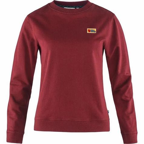 Fjällräven Udsalg Sweater Dame Vardag Rød FPTU27168